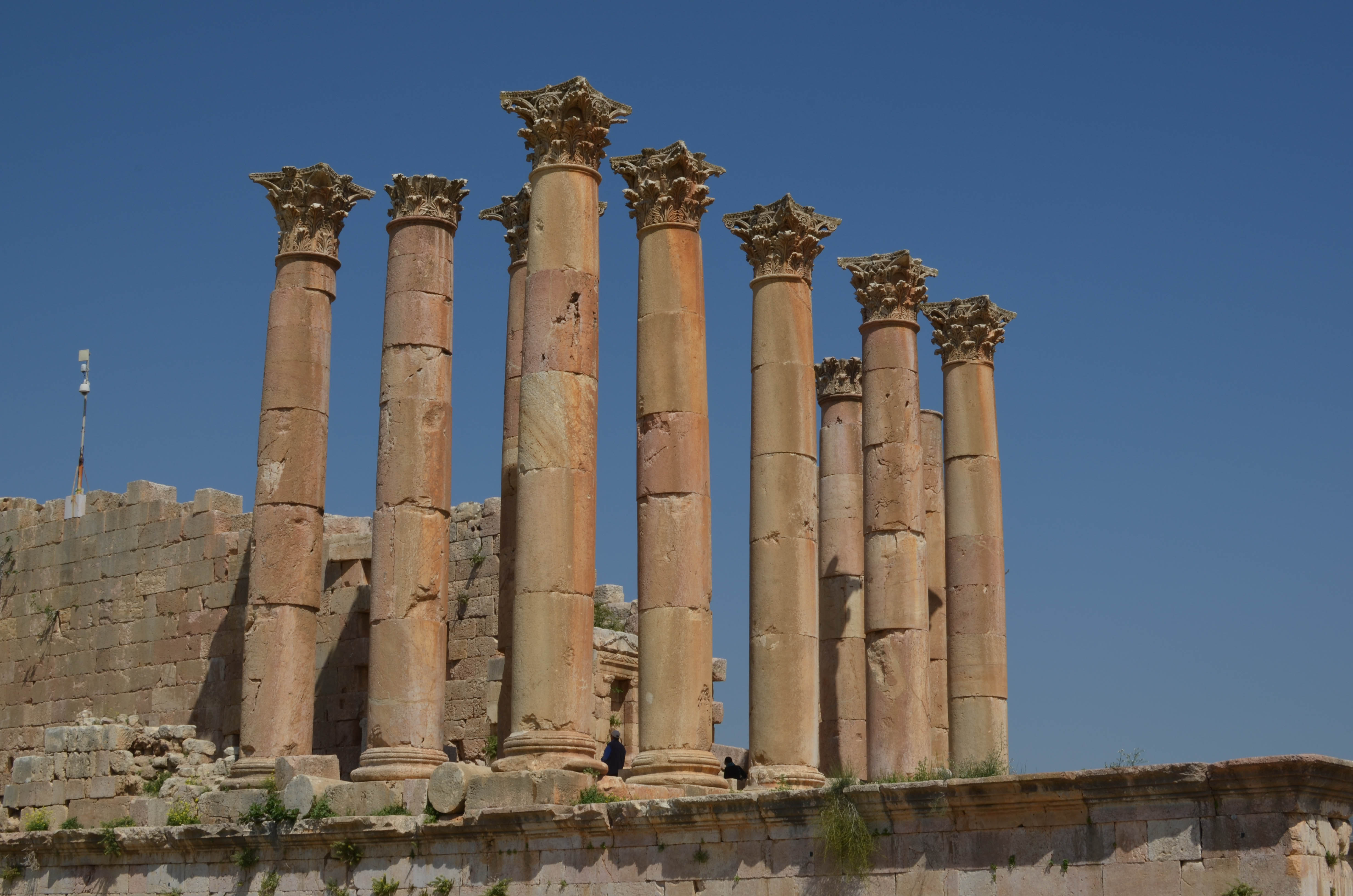 pillars at Jerash, Roman Empire, Jordan
